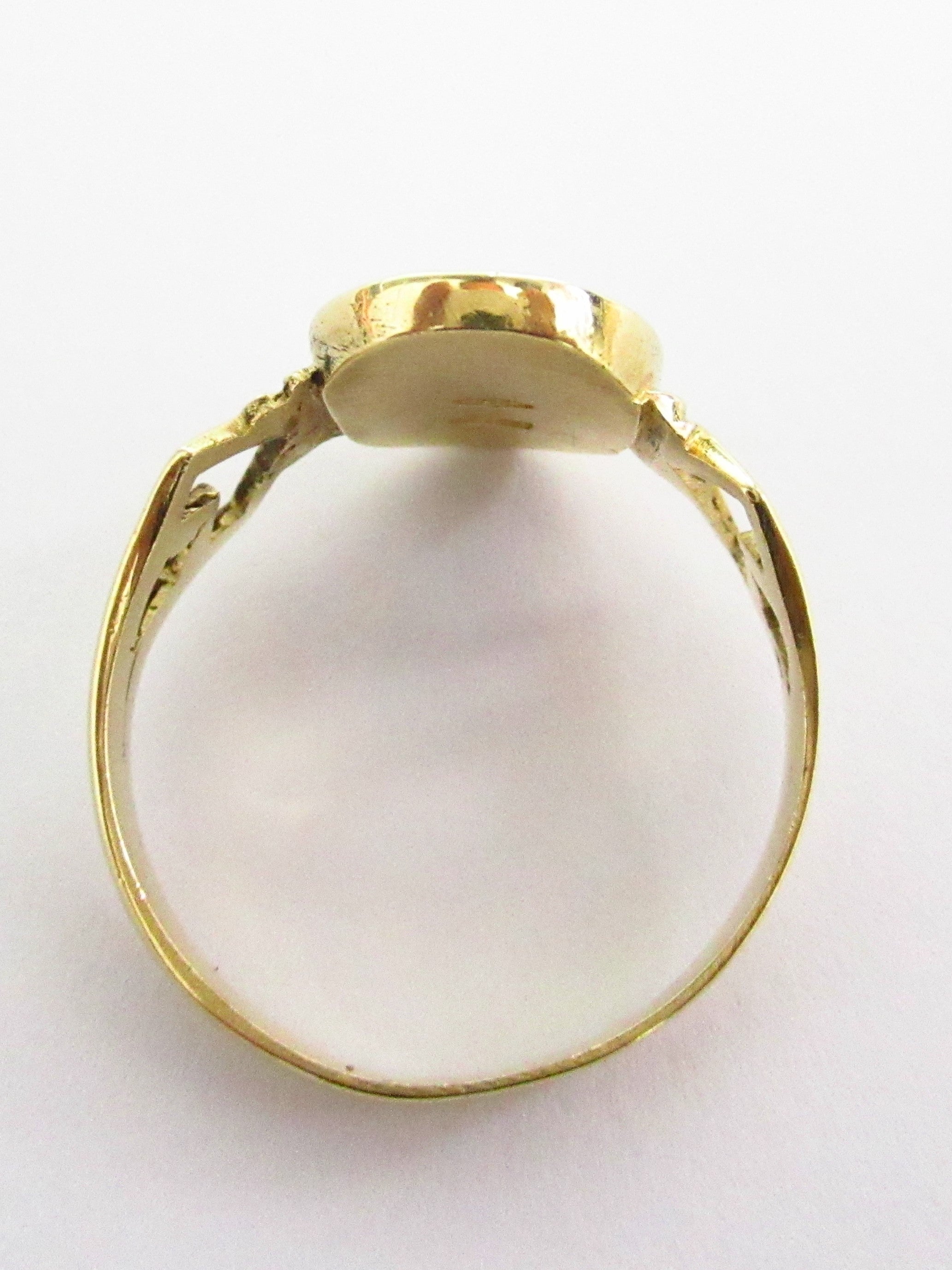 Anello incidibile unisex Damiata Gioielli in oro giallo ref. 000896