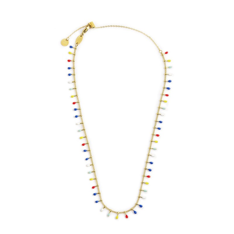 Collana donna Marlù in acciaio dorato 18CN097G-RGB
