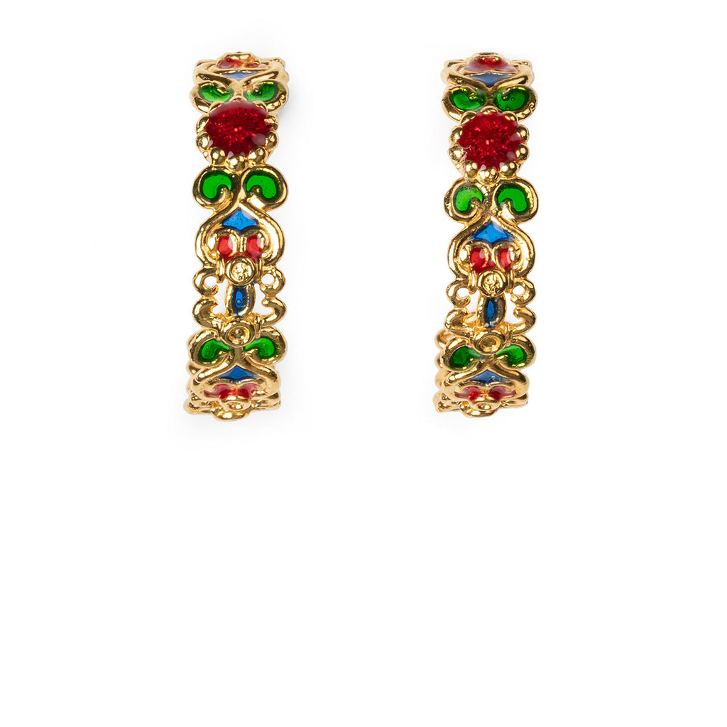 Orecchini cerchio donna Isola Bella Rosone in argento 20000381