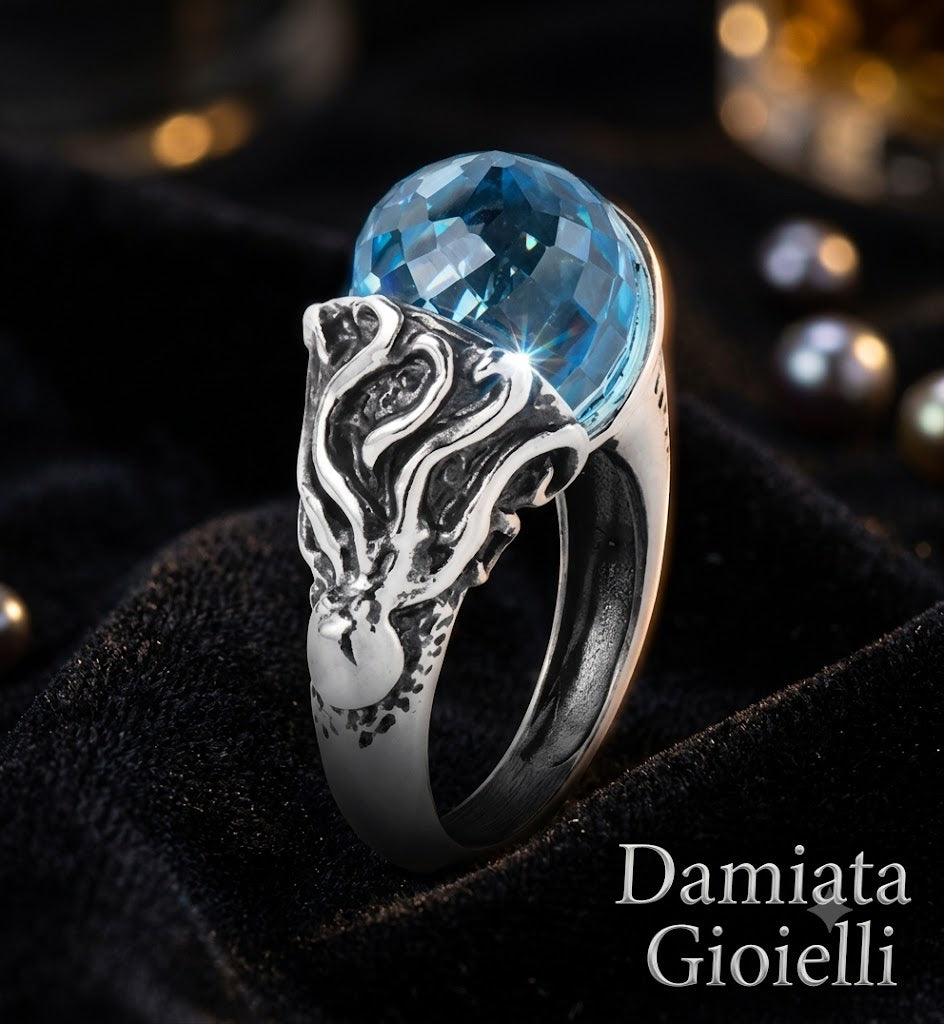 Anello donna Gerardo Sacco in argento e cubic zirconia 27768