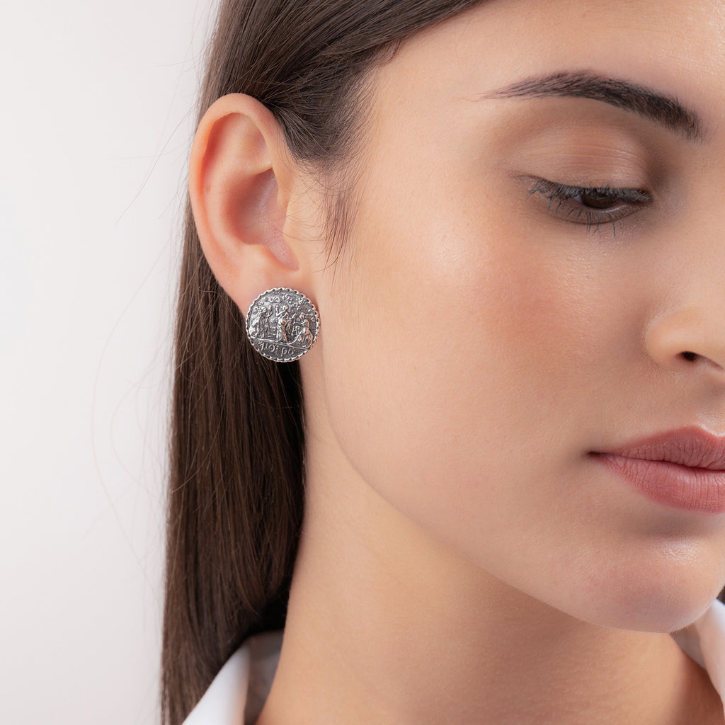 Orecchini donna Gerardo Sacco in argento 28006