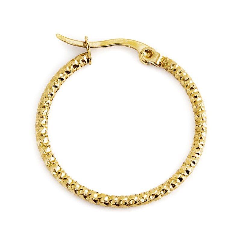 Monorecchino cerchio donna Marlù Be Woman in acciaio dorato 2OR0070G