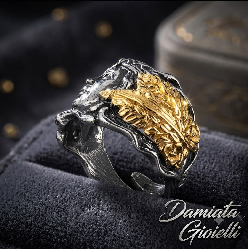 Anello donna Gerardo Sacco mese giugno in argento bicolore 31133