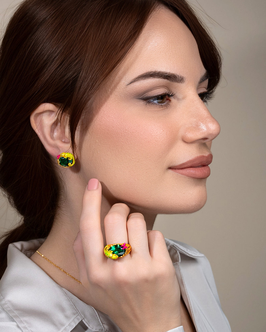 Anello donna Isola Bella Camaleonte in lega placcato oro ref. 60000167