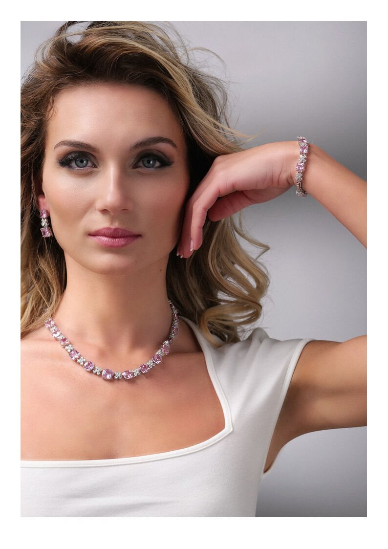 Orecchini donna Ottaviani in lega metallica e cubic zirconia 500918O
