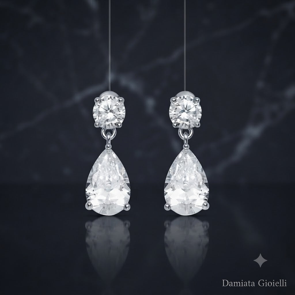Orecchini Ottaviani donna in lega metallica e cubic zirconia 501080O