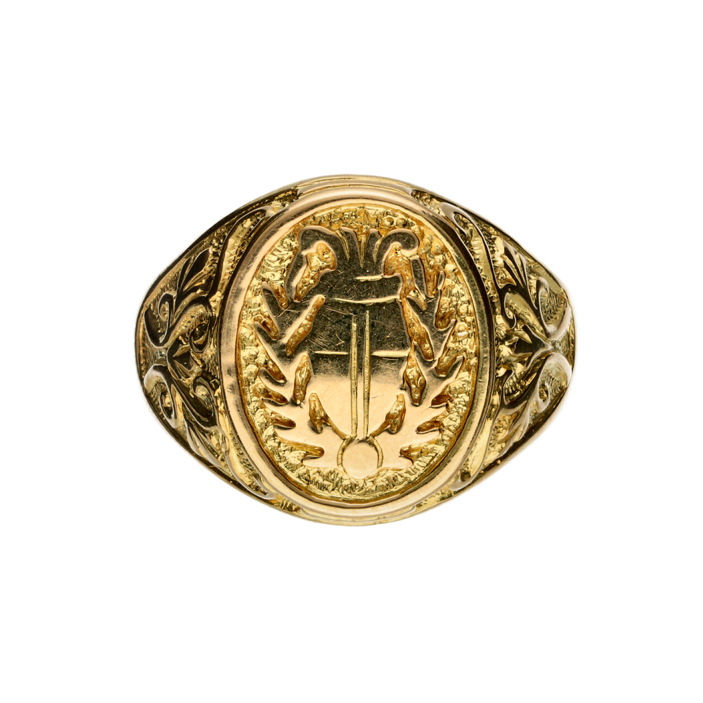Anello uomo Damiata Gioielli in oro giallo 5100/5/102