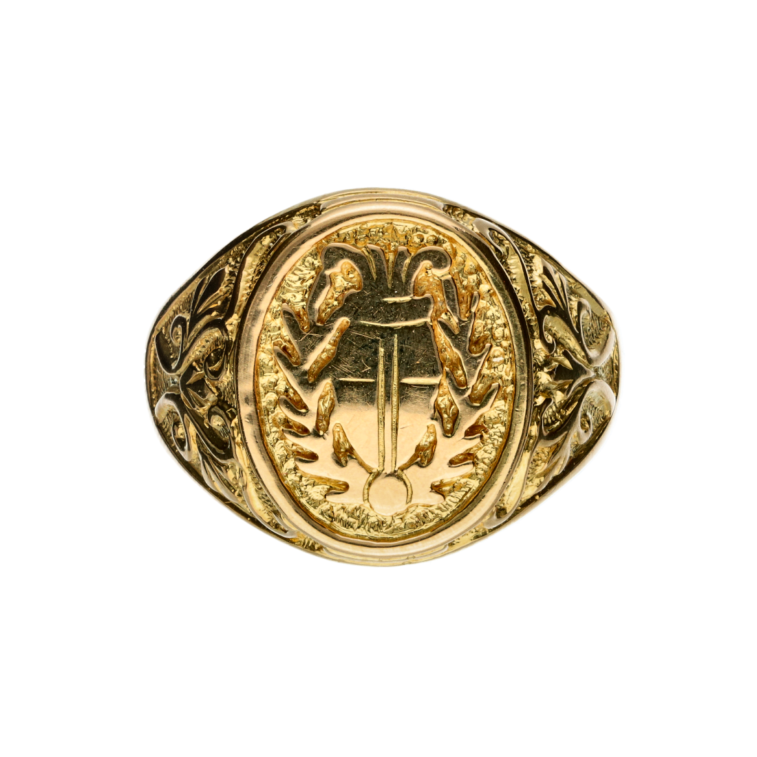 Anello uomo Damiata Gioielli in oro giallo 5100/5/102