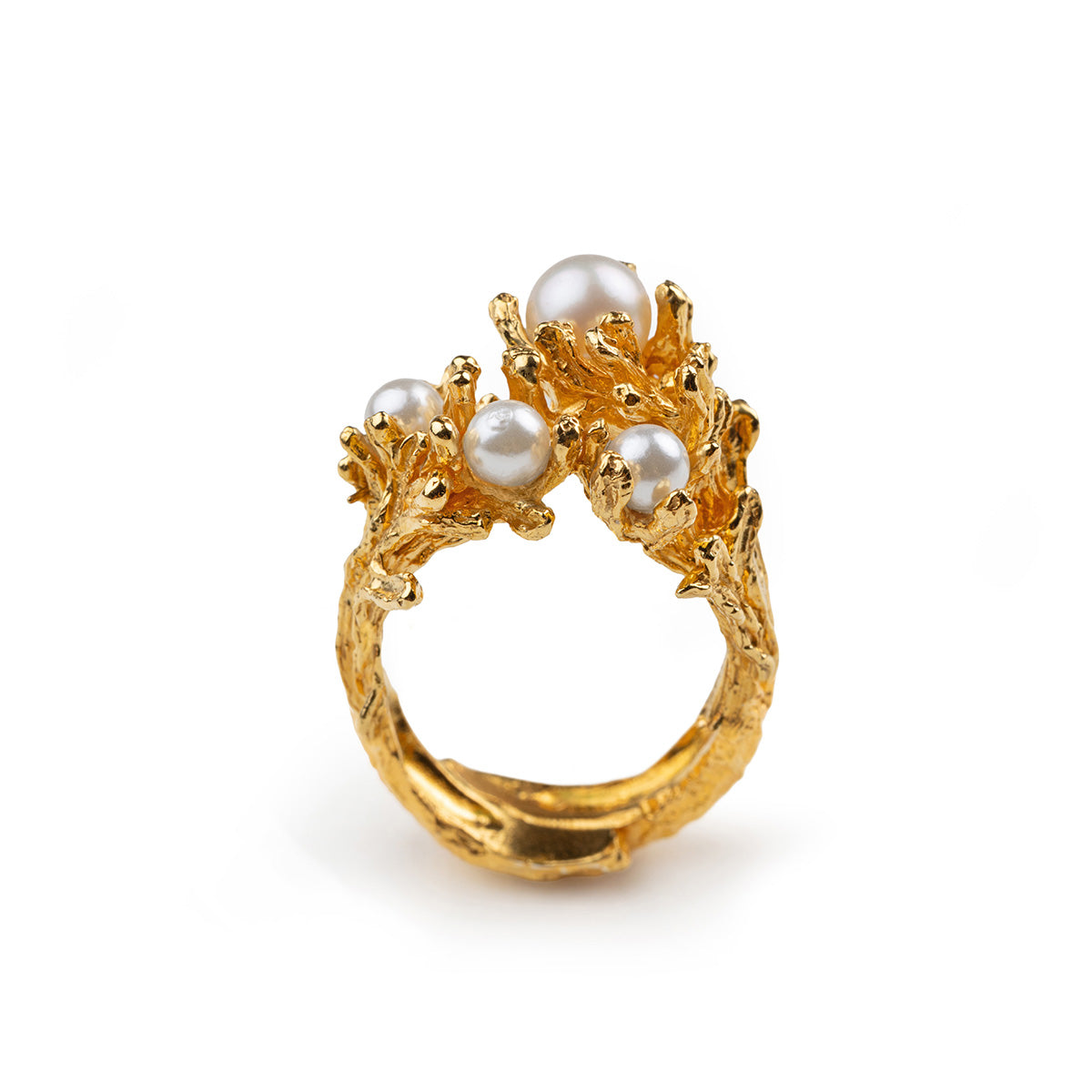 Anello donna Isola Bella Rami di Perle Gold in lega placcato oro ref. 60000089