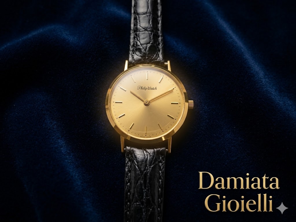 Orologio solo tempo donna Philip Watch in oro giallo e pelle 8051552651