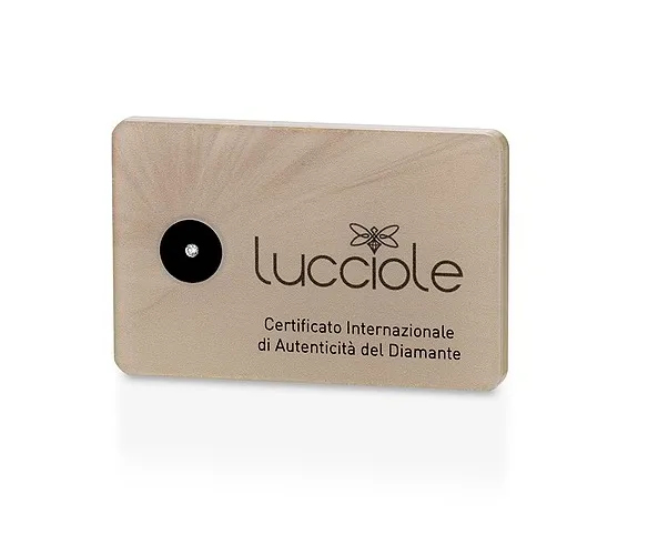 Pietra certificata Lucciole Gioielli, diamante da 0,04 carati LUCC004GSI