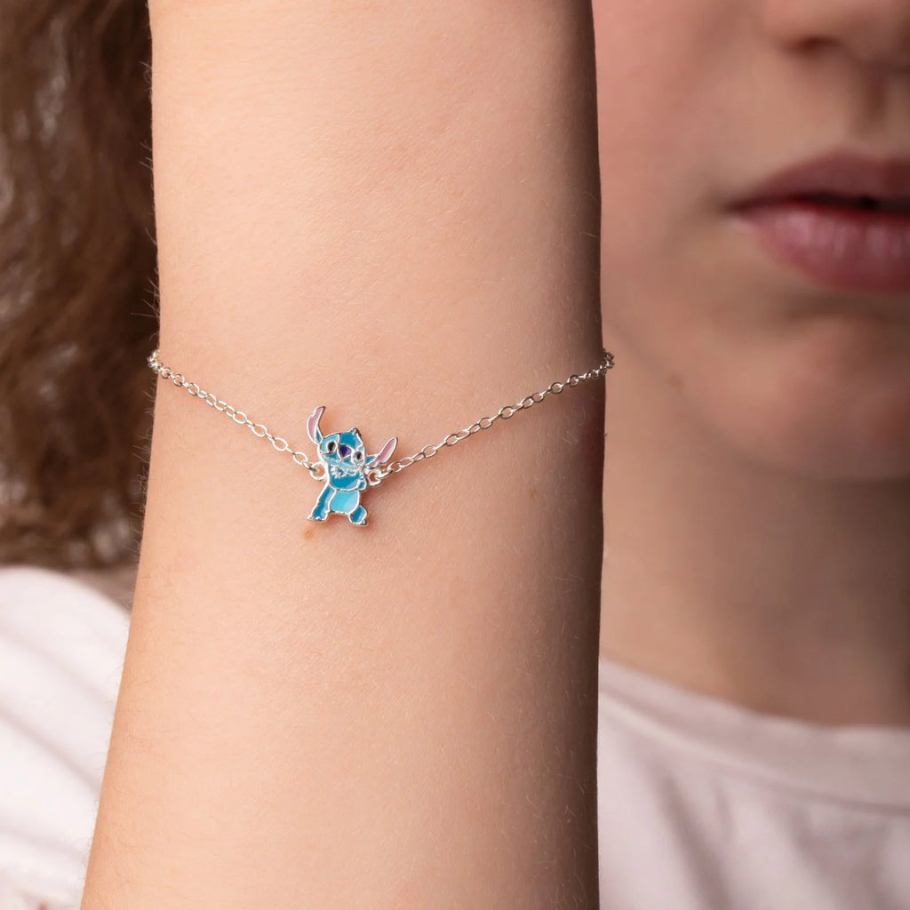 Bracciale bambina Disney "Stitch" in argento smaltato BS00094SL-65.CS