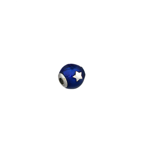Charm donna Dodo Mariani in argento smaltato di blu C143BS
