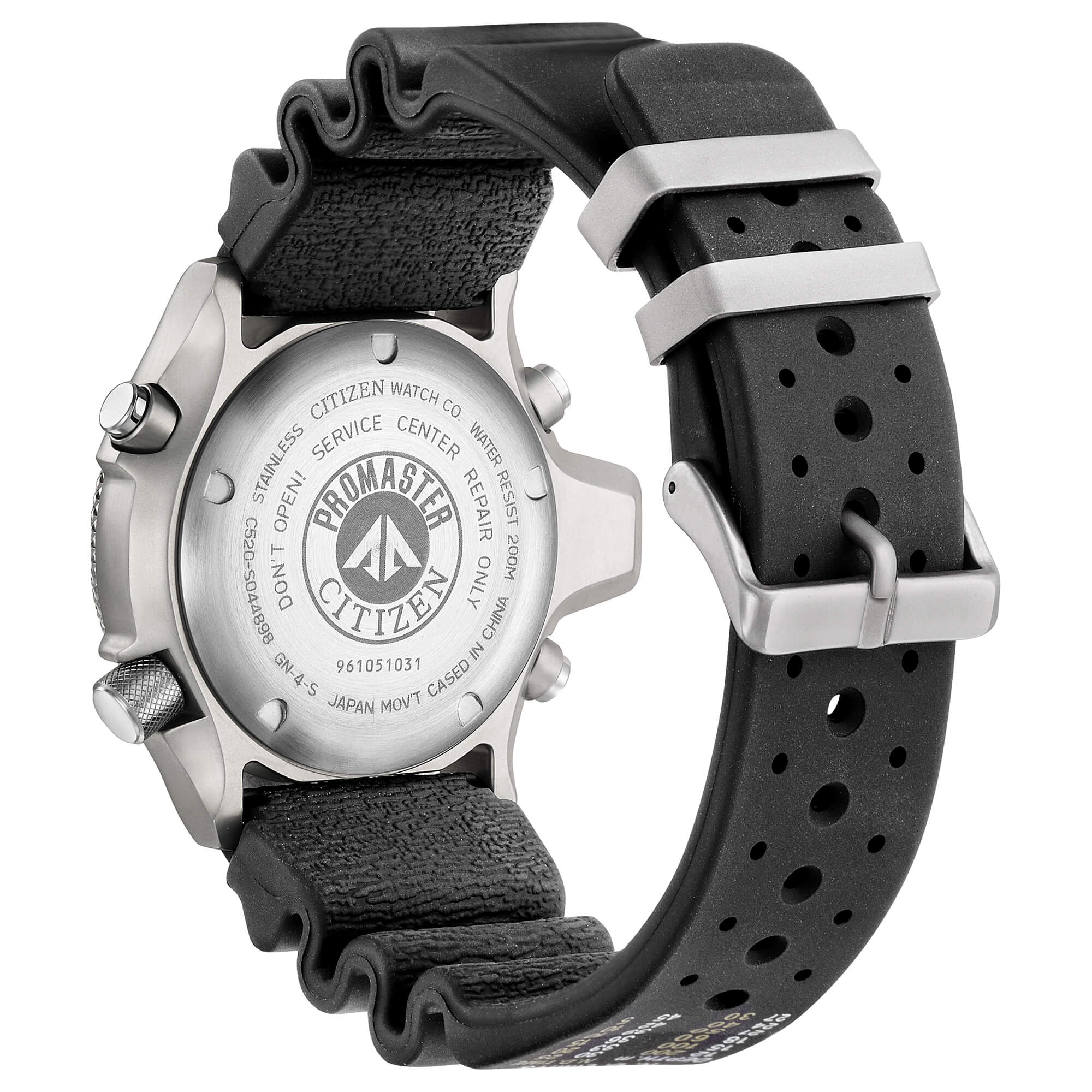 Orologio solo tempo Citizen uomo "PROMASTER AQUALAND" in acciaio e silicone JP2000-08E