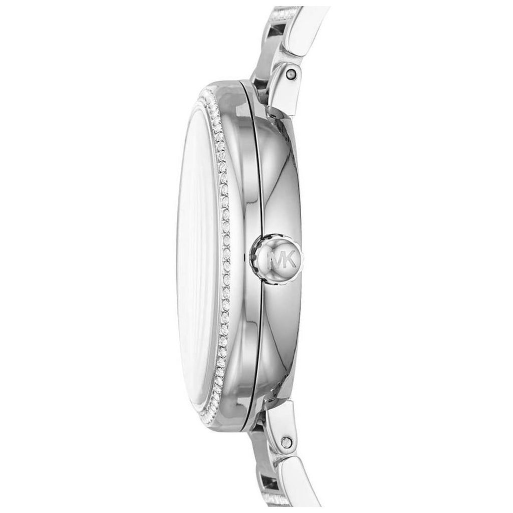 Orologio solo tempo donna Michael Kors collezione Courtney in acciaio e zirconi MK3835