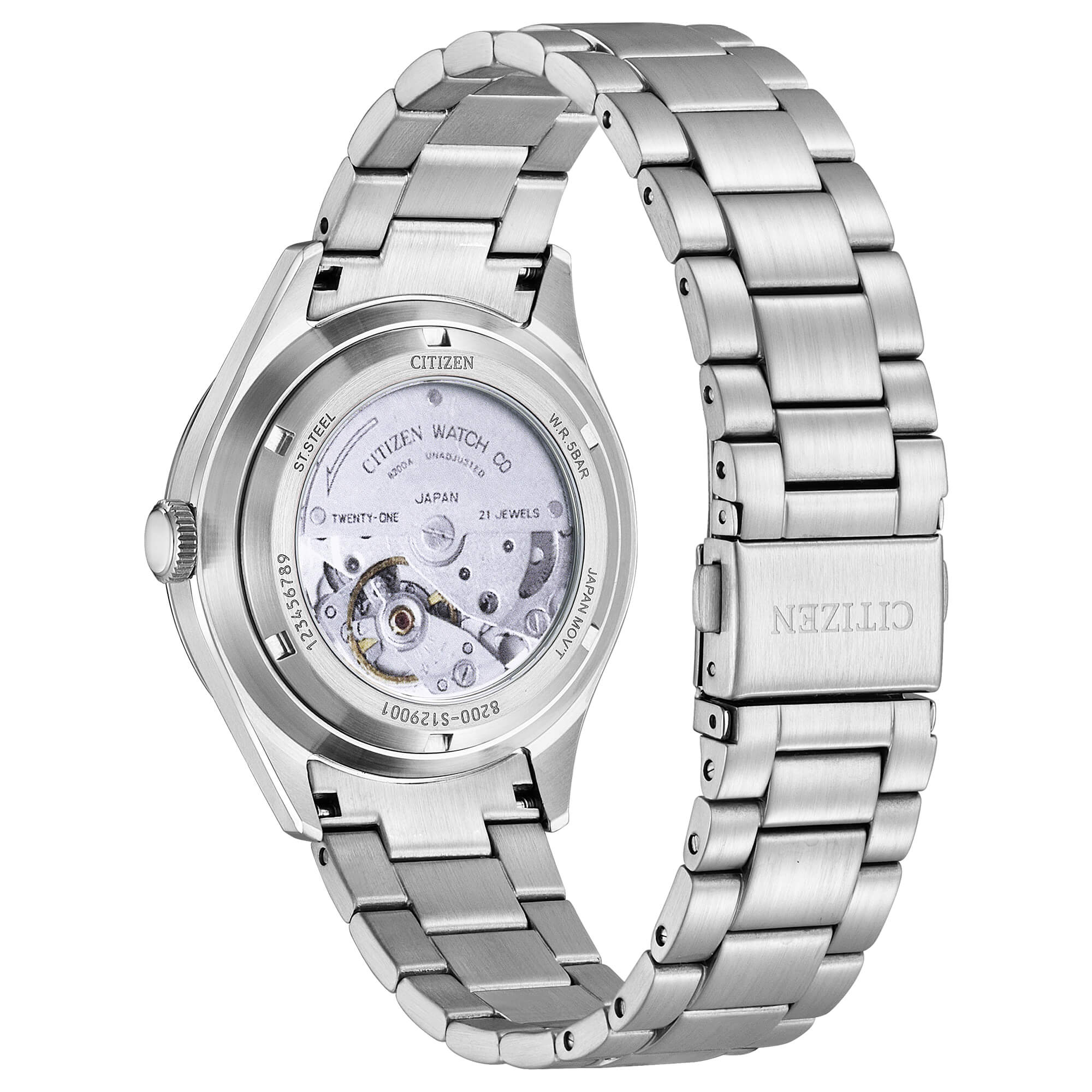 Orologio uomo automatico Citizen "MECCANICO" in acciaio NH8391-51L