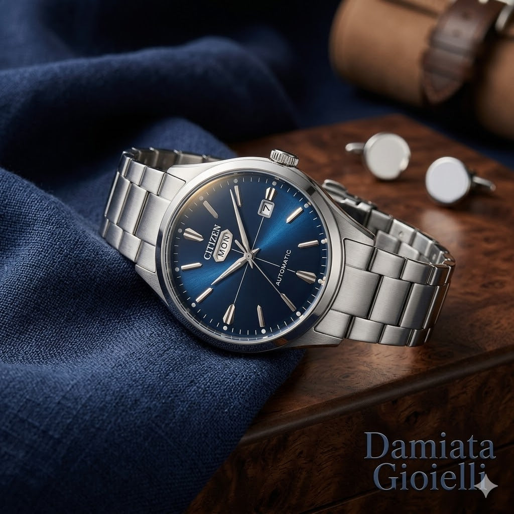 Orologio uomo automatico Citizen "MECCANICO" in acciaio NH8391-51L