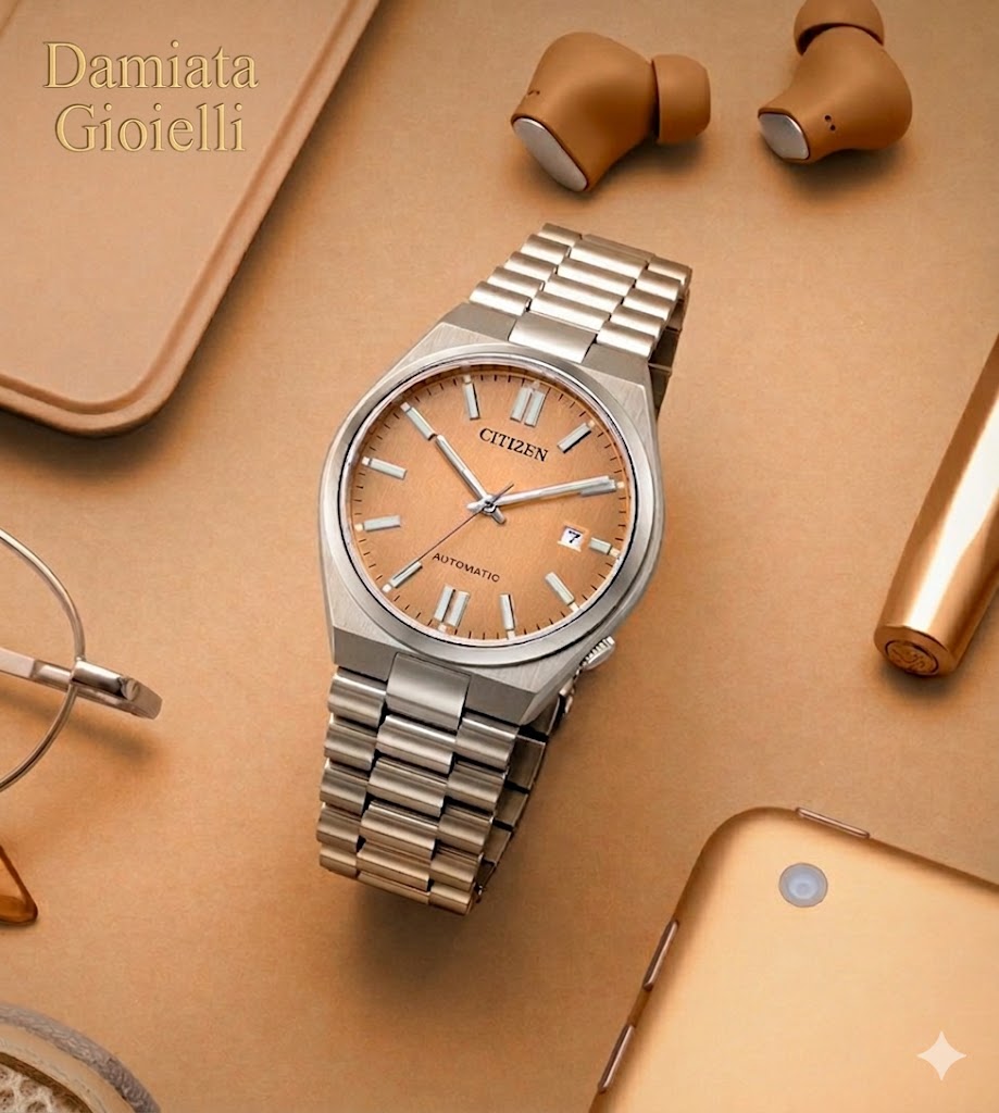 Orologio solo tempo automatico uomo Citizen "TSUYOSA" in acciaio NJ0159-86Z
