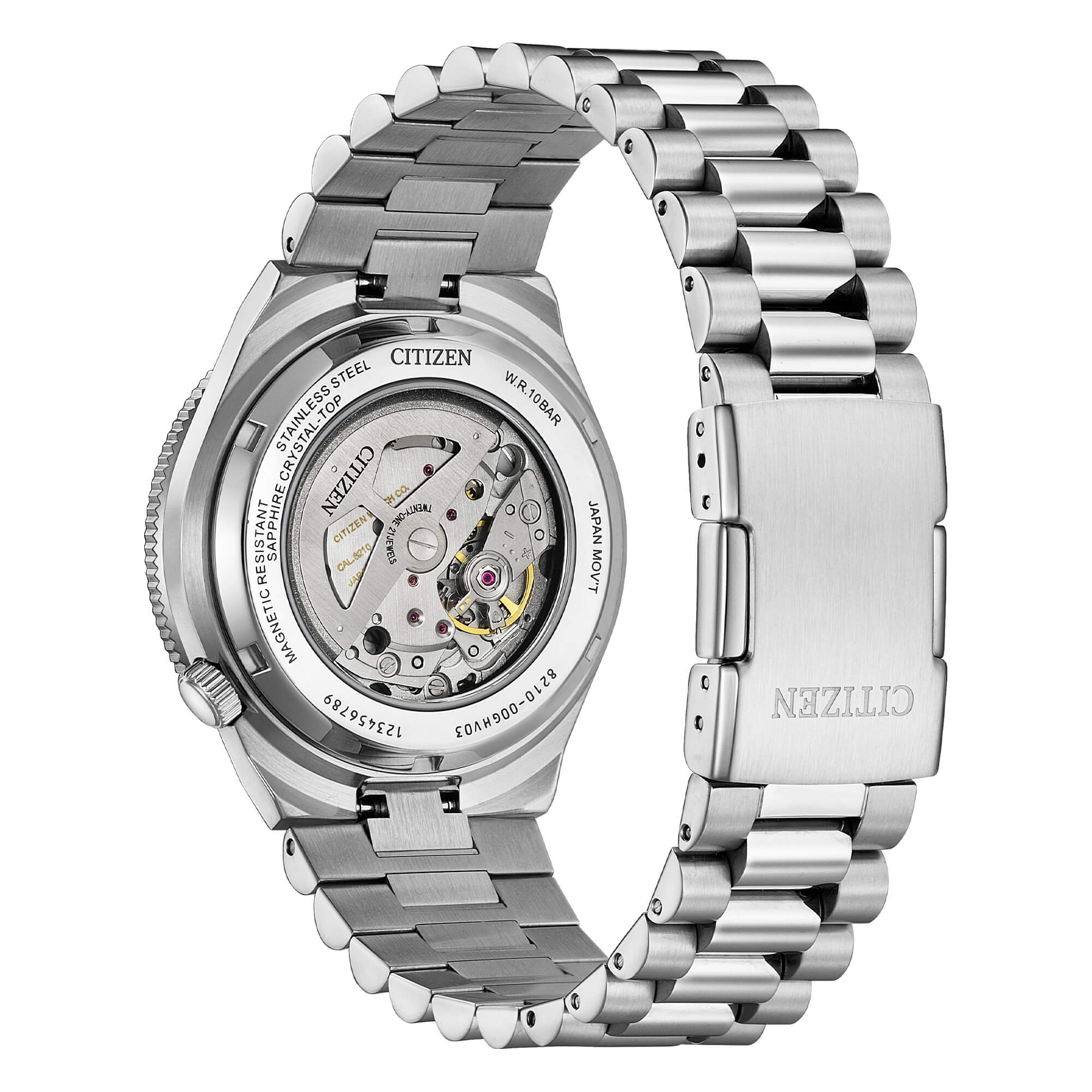 Orologio solo tempo automatico Citizen uomo "TSUYOSA" in acciaio ref. NJ0231-56L
