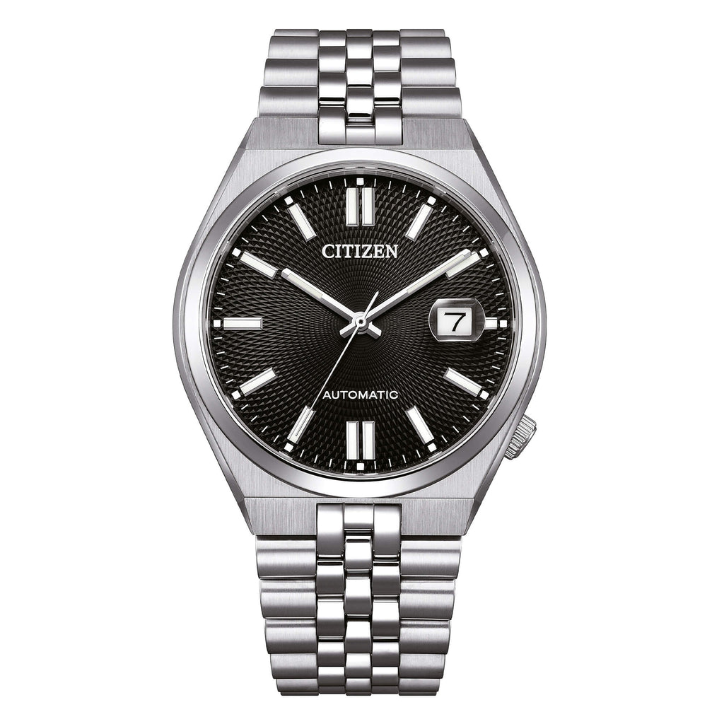 Orologio solo tempo automatico Citizen uomo "TSUYOSA" in acciaio ref. NK0020-55E