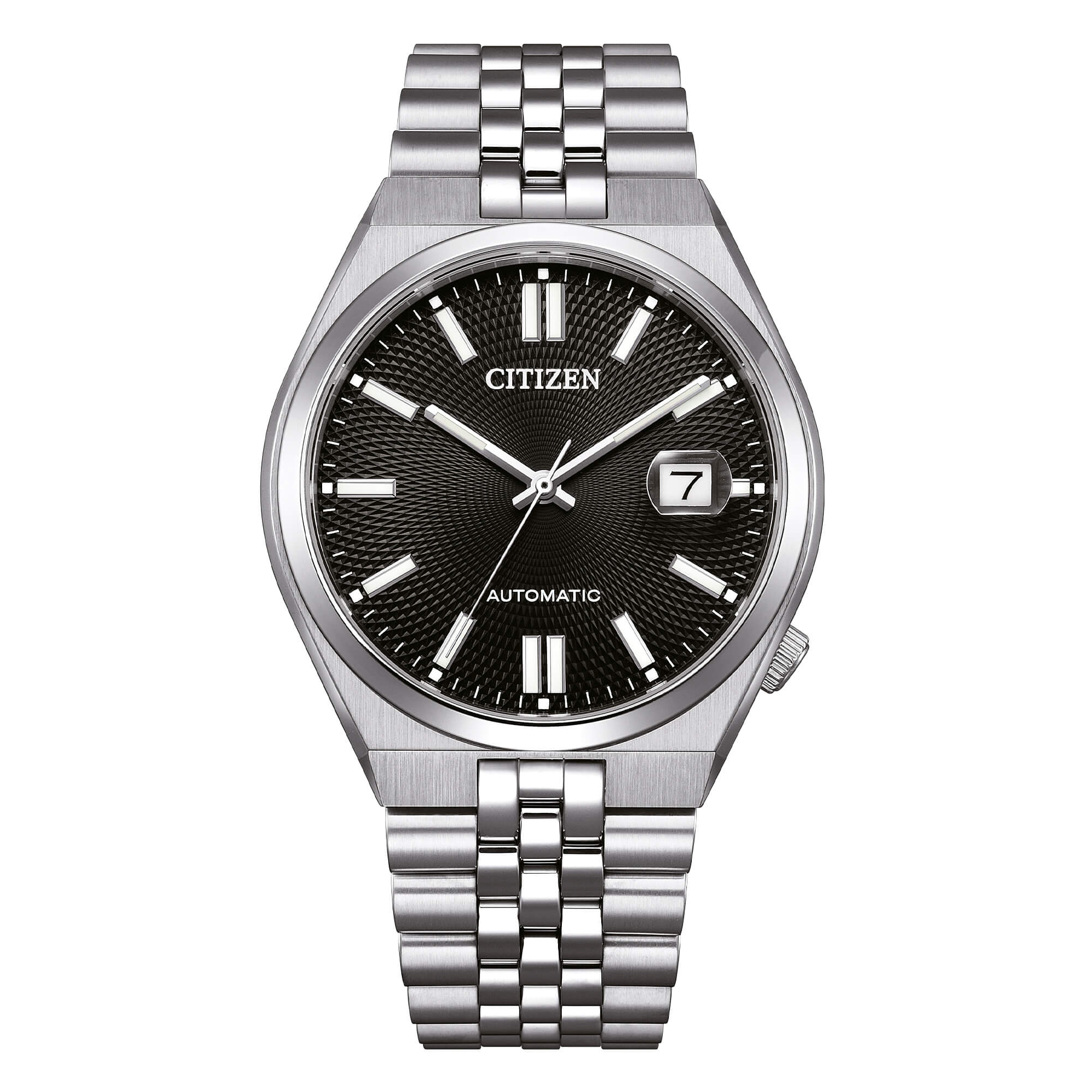 Orologio solo tempo automatico Citizen uomo "TSUYOSA" in acciaio ref. NK0020-55E