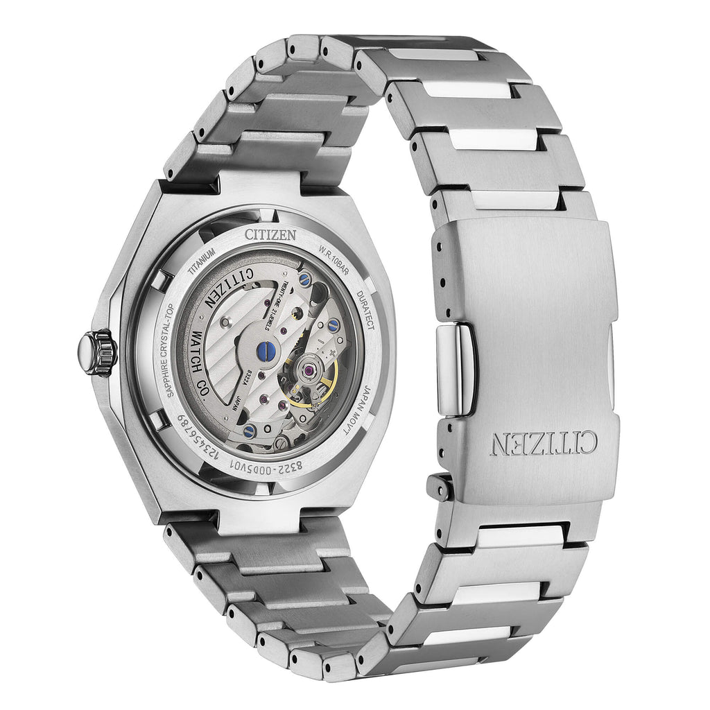 Orologio solo tempo automatico Citizen uomo "ZENSHIN" in titanio ref. NK5020-58M