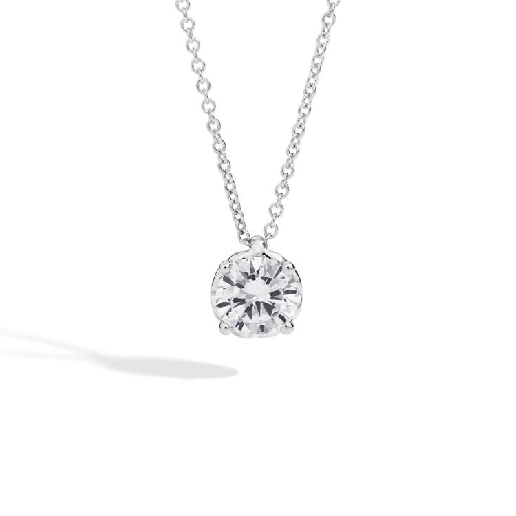 Collana punto luce donna Recarlo in oro bianco e diamante P01PX001/016Y-45