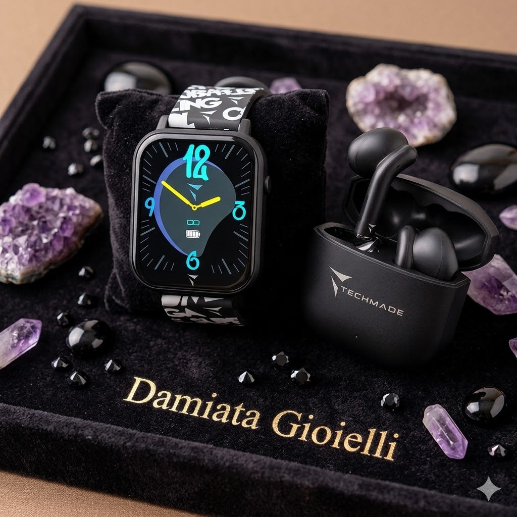 Smartwatch Techmade DREAMER in Acciaio TM-DRE-B2BKWB