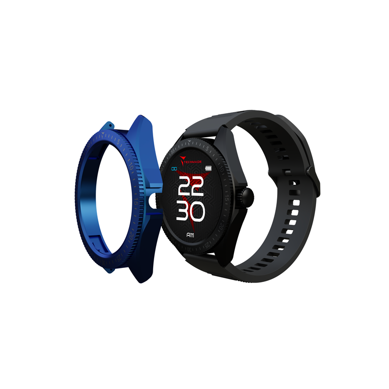 Smartwatch Techmade Rocks2.0 in acciaio TM-ROCKS2-FBKBL