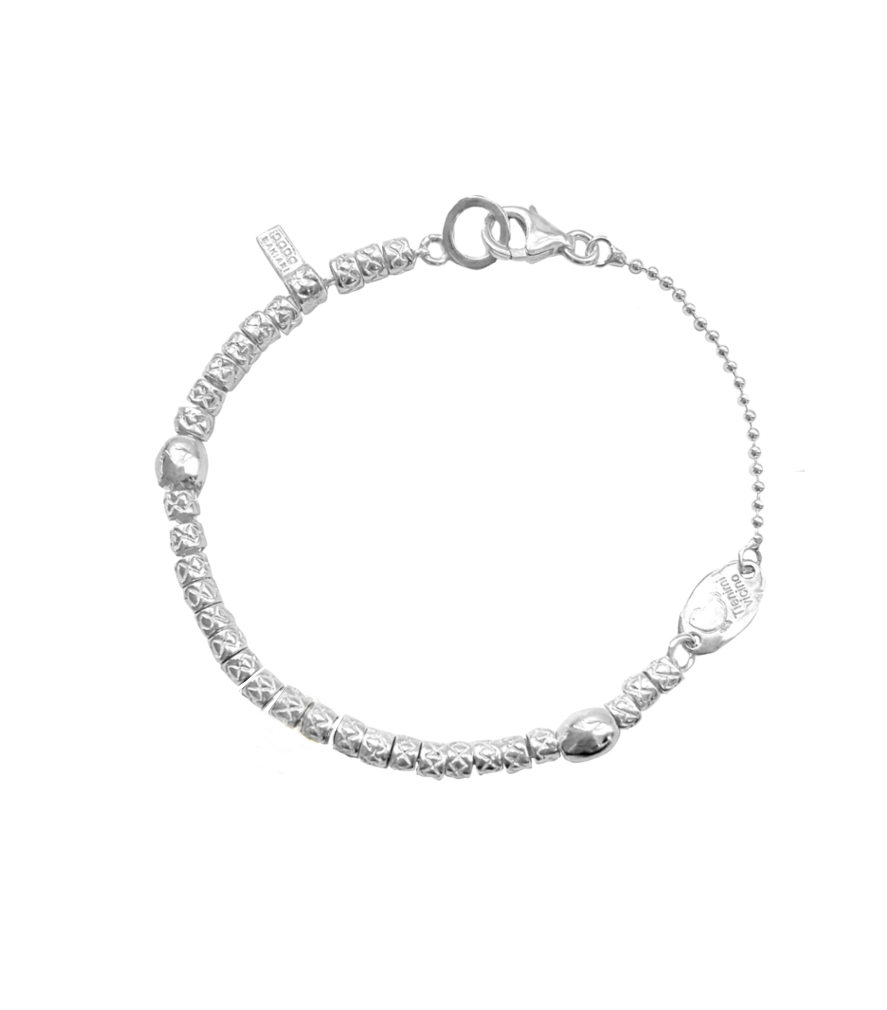 Bracciale uomo Dodo Mariani in argento, lunghezza 21 cm. BR10/21