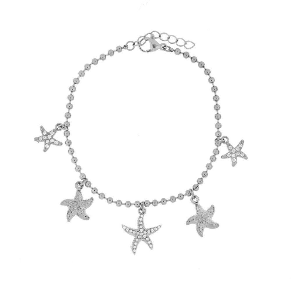 Bracciale donna Urania Preziosi Caraibi in acciaio e zirconi ref. BRCARA1019