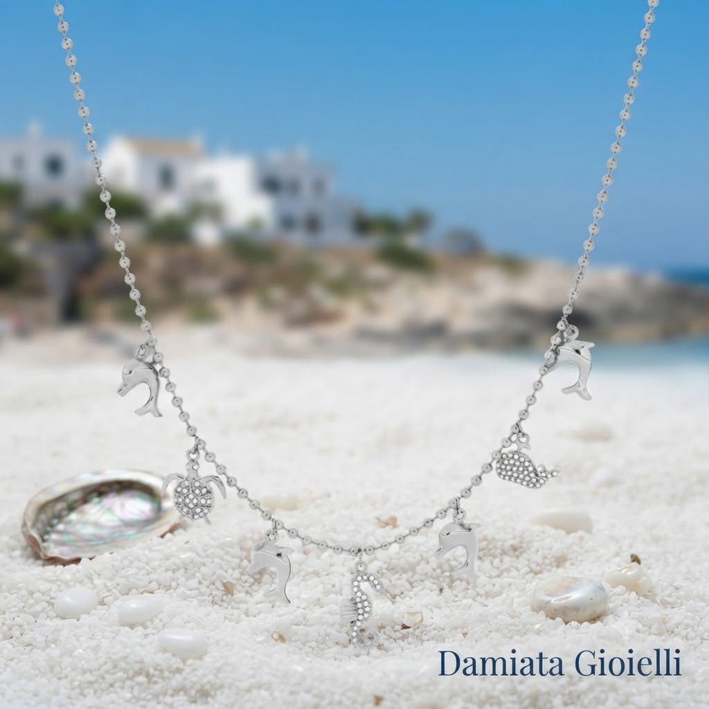 Collana donna Urania Preziosi Caraibi in acciaio ref. CLCARA1018