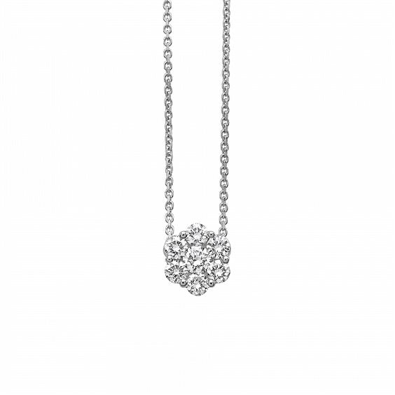 Collana donna Giorgio Visconti in oro bianco e diamanti GBX32956-2