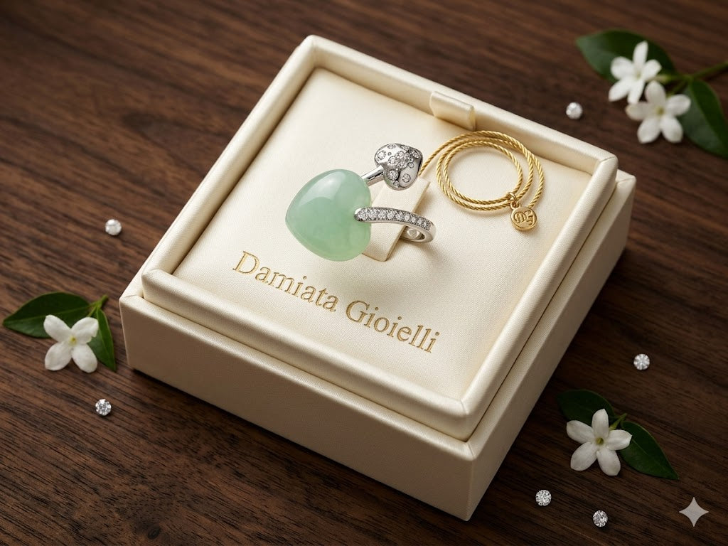 Anello donna Miluna in oro bianco con diamanti e calcedonio blue ref. LID1321