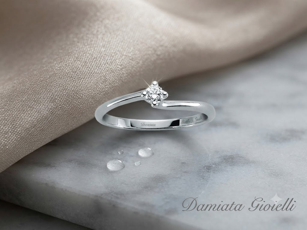 Anello solitario donna Miluna in oro bianco e diamante LID3246_008G7